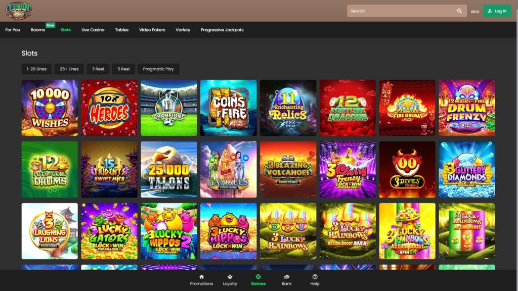 Yukon Gold casino slots