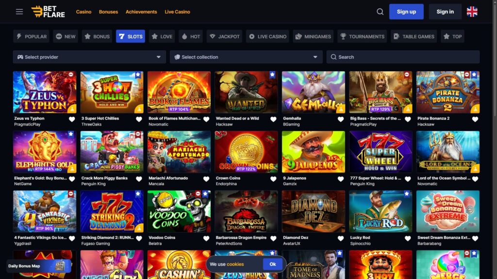 Betflare casino slots