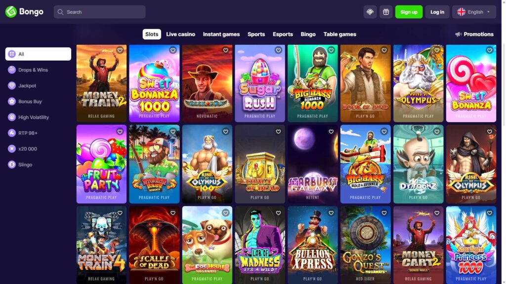 Bongo casino slots