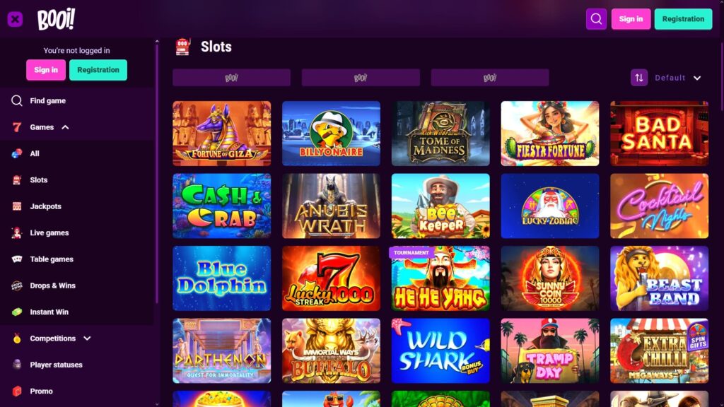 Booi casino slots