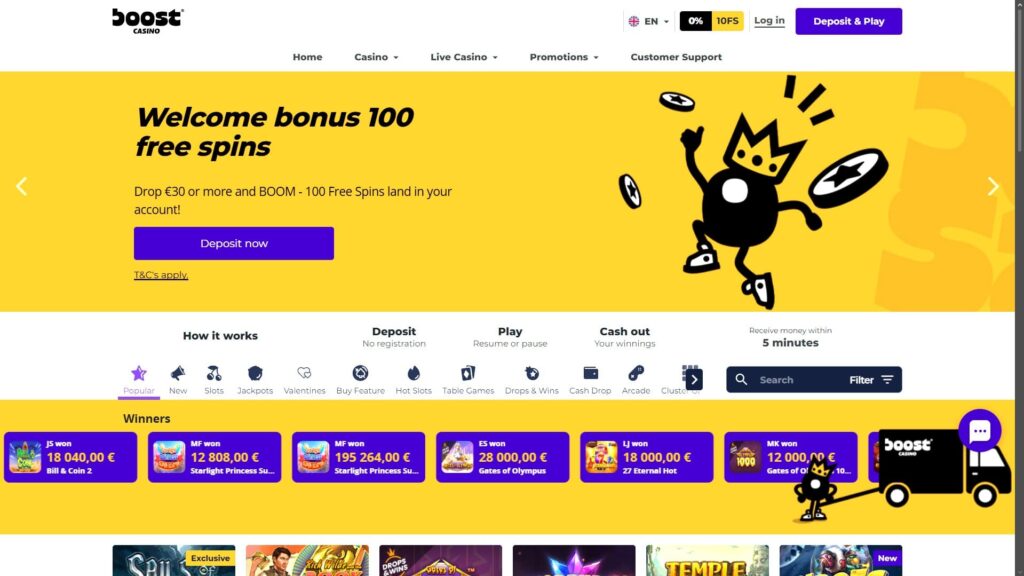 Boost casino