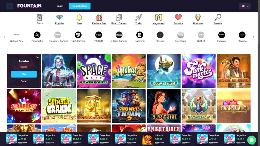 Fontan casino slots