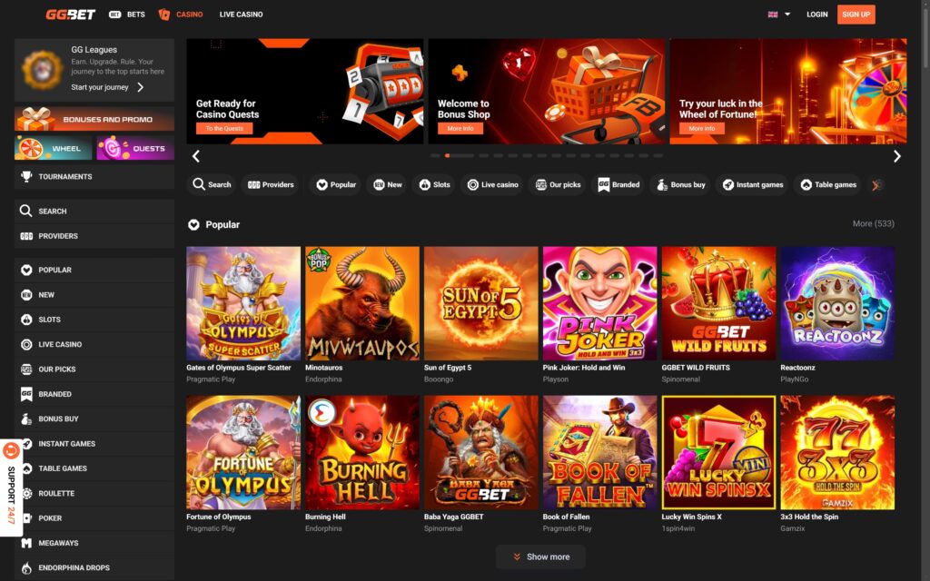 GGBet casino