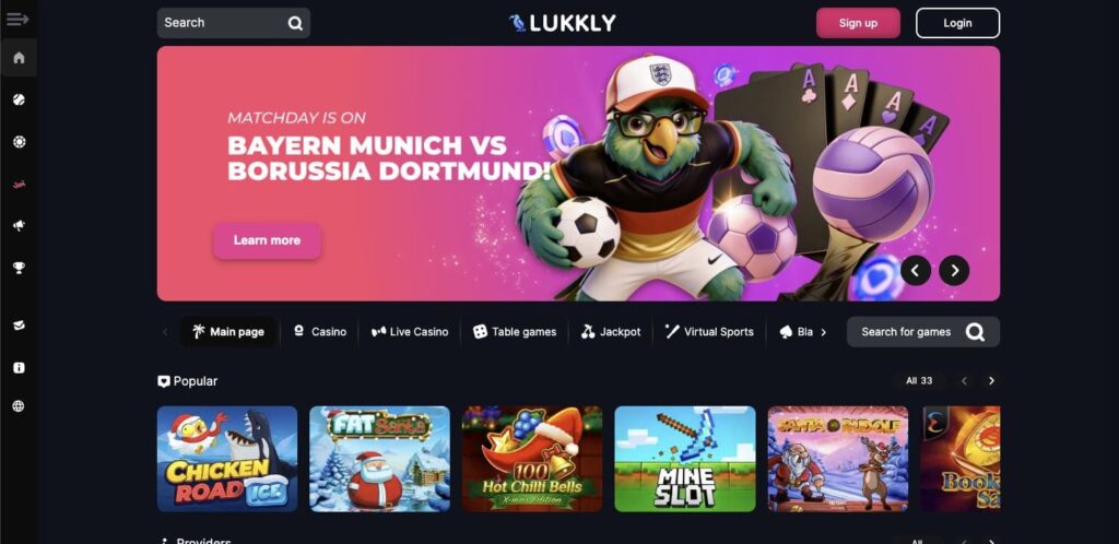 Lukkly casino review