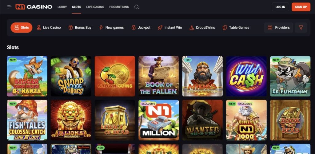 N1 casino slots